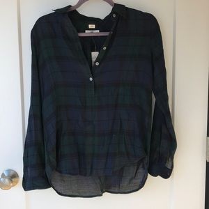 Loft plaid shirt